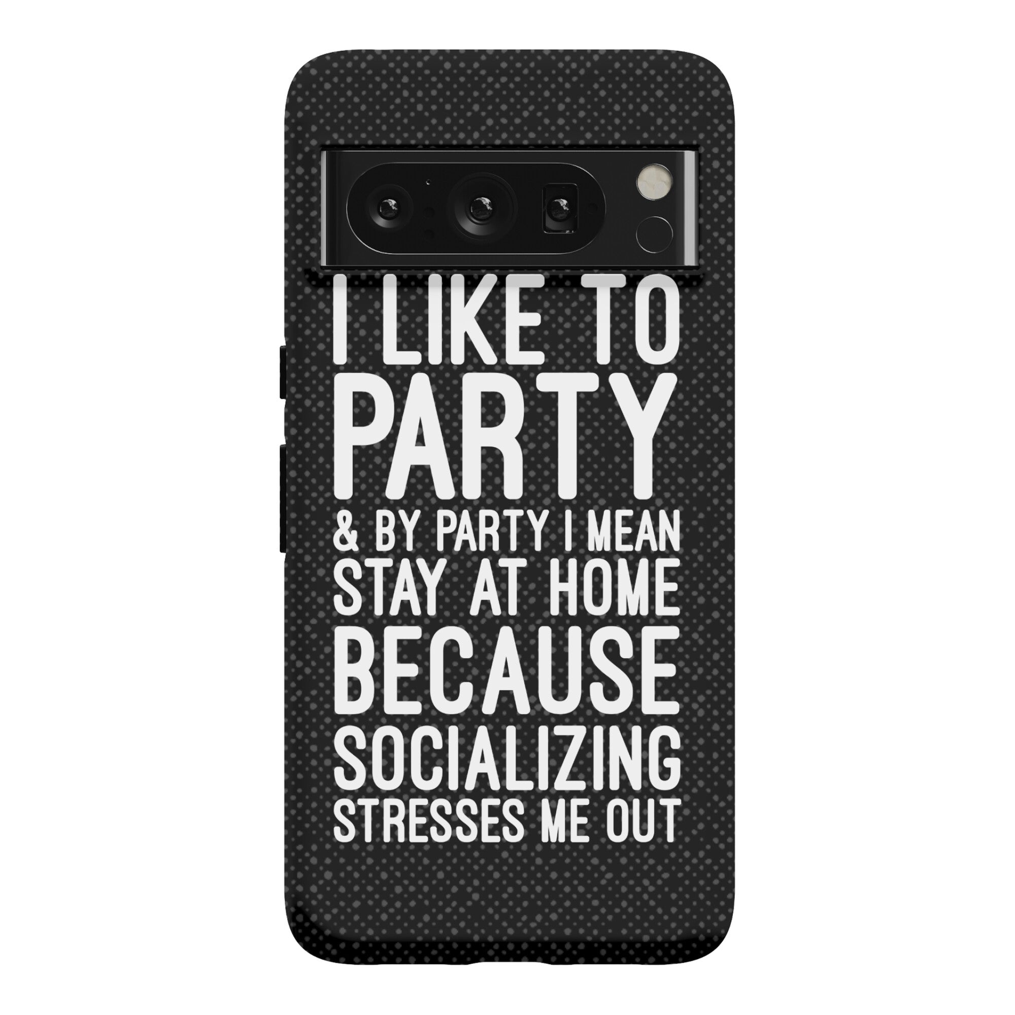 Socializing Stresses Me Out Phone Case